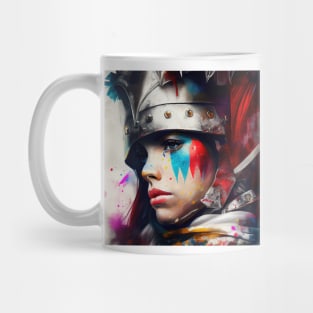 Powerful Medieval Warrior Woman #1 Mug